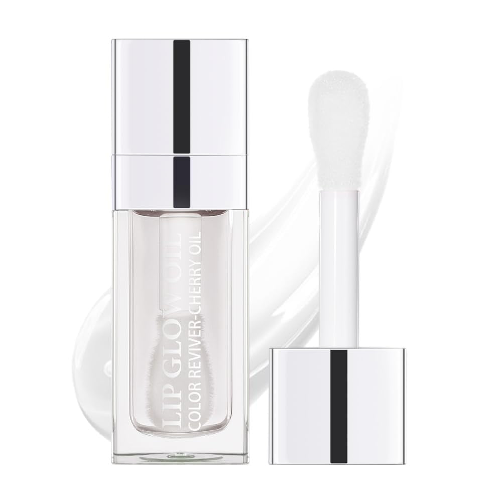 Hydrating Lip Glow Oil, Plumping Lip Gloss, Moisturizing Lip Oil Gloss, Transparent Moisturizing Lip Balm