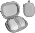 Earbud Case, Earphone Case Hard Earbud Holder Cell Phone Accessories Organizer for Earbuds, SD Memory Card (Grey)