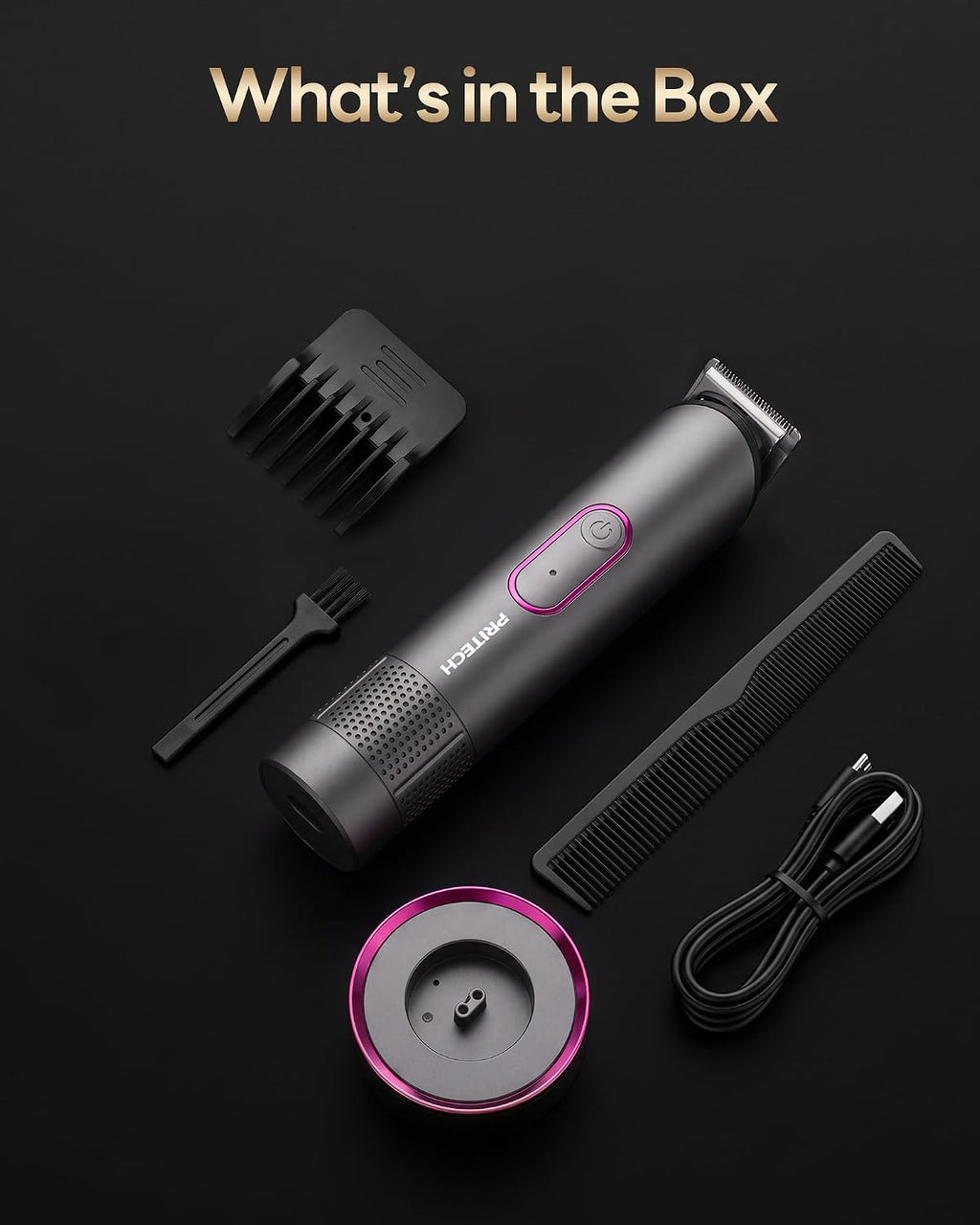 Manscape Body Hair Trimmer for Men, Waterproof Nick-Free Pubic Hair Trimmer
