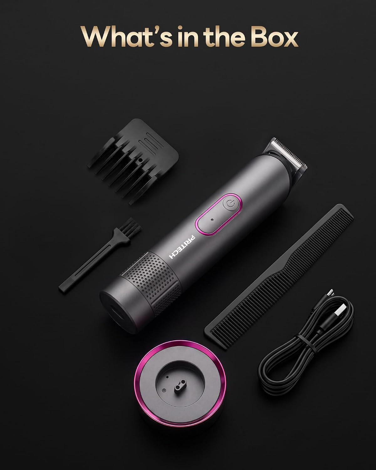 Manscape Body Hair Trimmer for Men, Waterproof Nick-Free Pubic Hair Trimmer