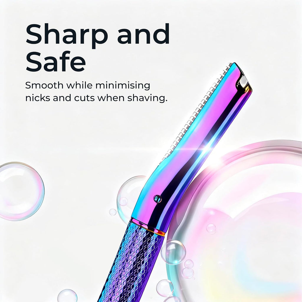 Eyebrow Razor for Women & Men, Precision Cover, Rainbow