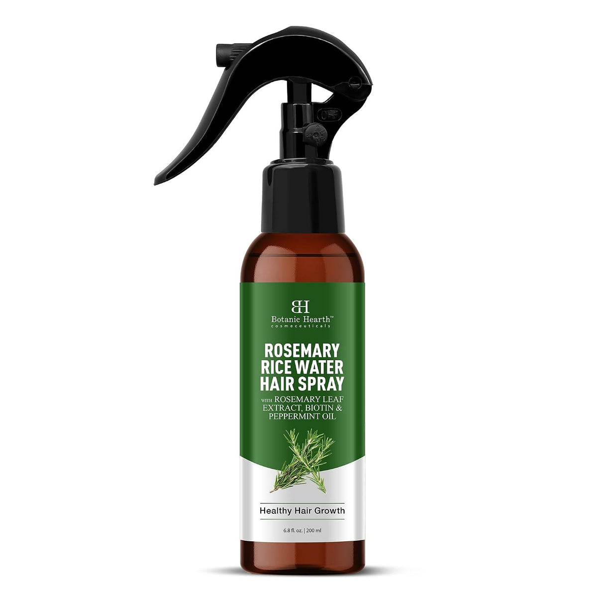 Rosemary and Rice Water Spray for Hair Growth - 6.8 Fl Oz