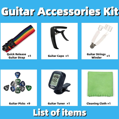 All-In-One Guitar Accessory Kit for Beginner Players