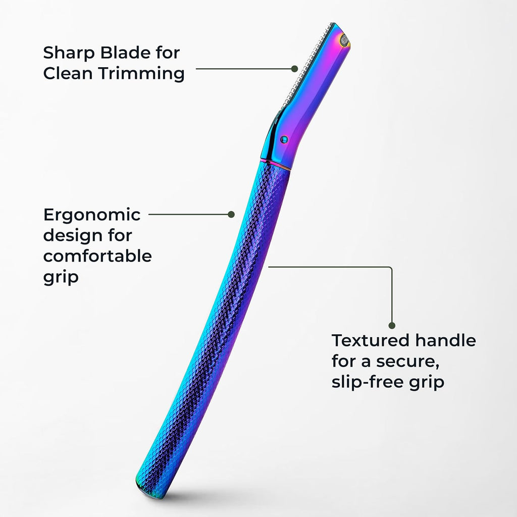 Eyebrow Razor for Women & Men, Precision Cover, Rainbow