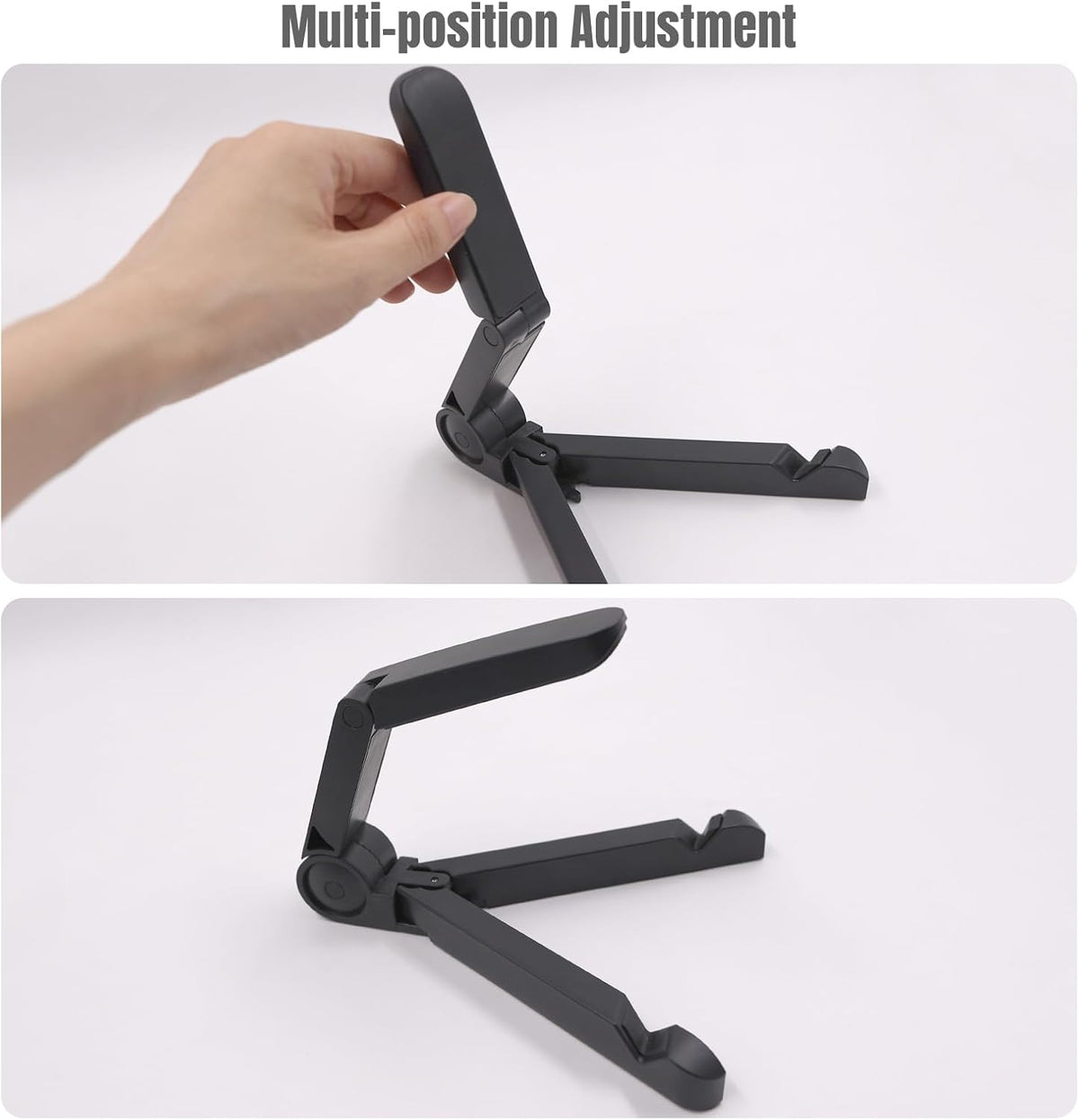 Vinyl Record Display Stand Black Anti-Skid Multifunctional Organizer