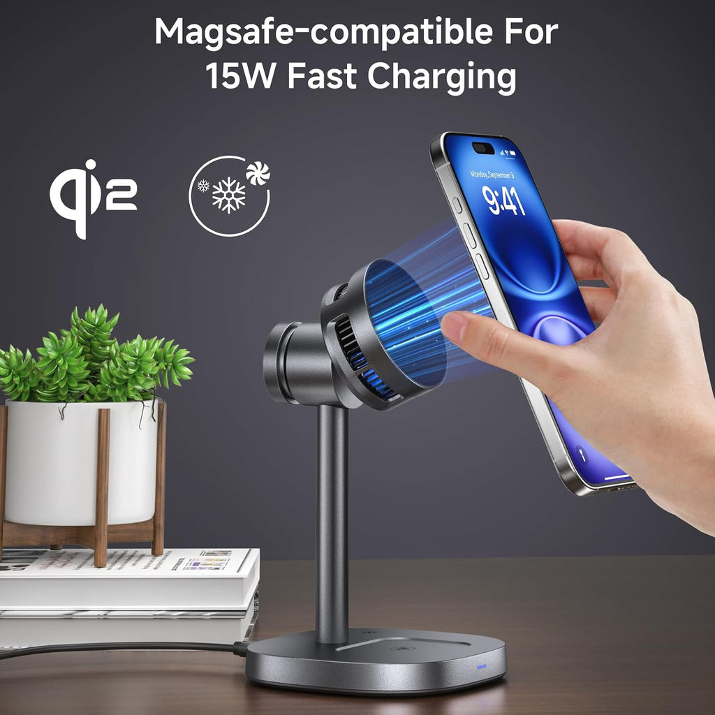 3-In-1 Magnetic Wireless Charging Stand