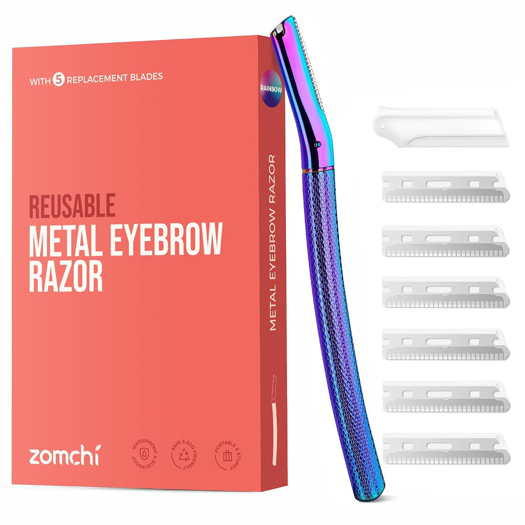 Eyebrow Razor for Women & Men, Precision Cover, Rainbow