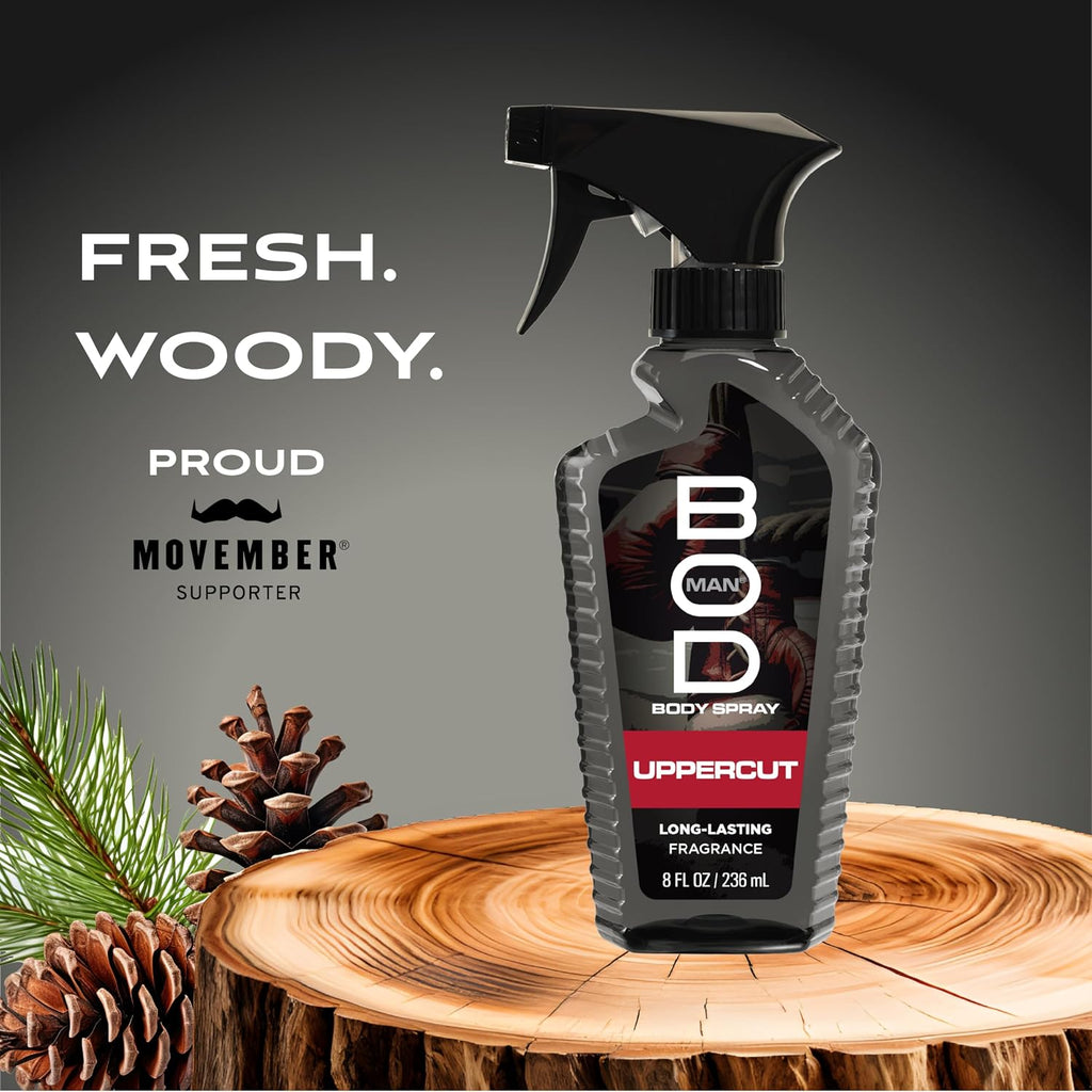 Fragrance Body Spray, Upper Cut, 8 Fl Oz