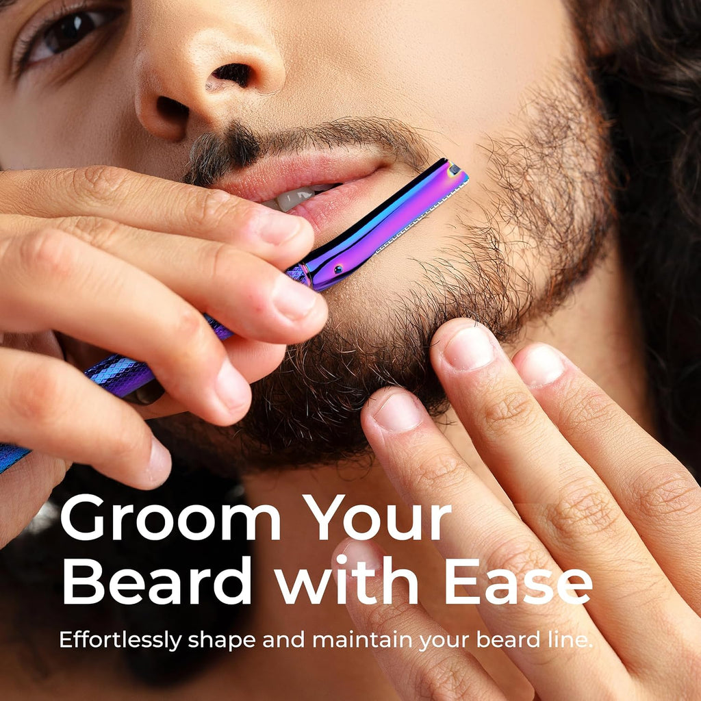 Eyebrow Razor for Women & Men, Precision Cover, Rainbow