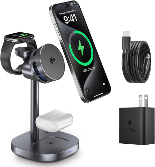 3-In-1 Magnetic Wireless Charging Stand
