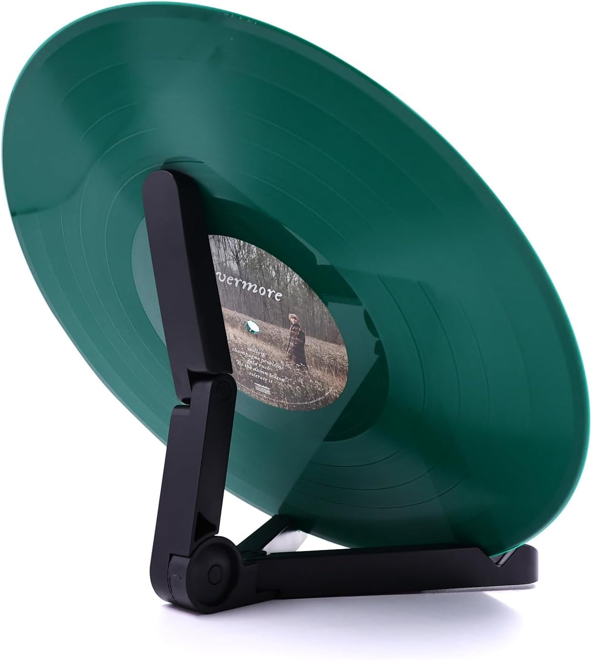 Vinyl Record Display Stand Black Anti-Skid Multifunctional Organizer