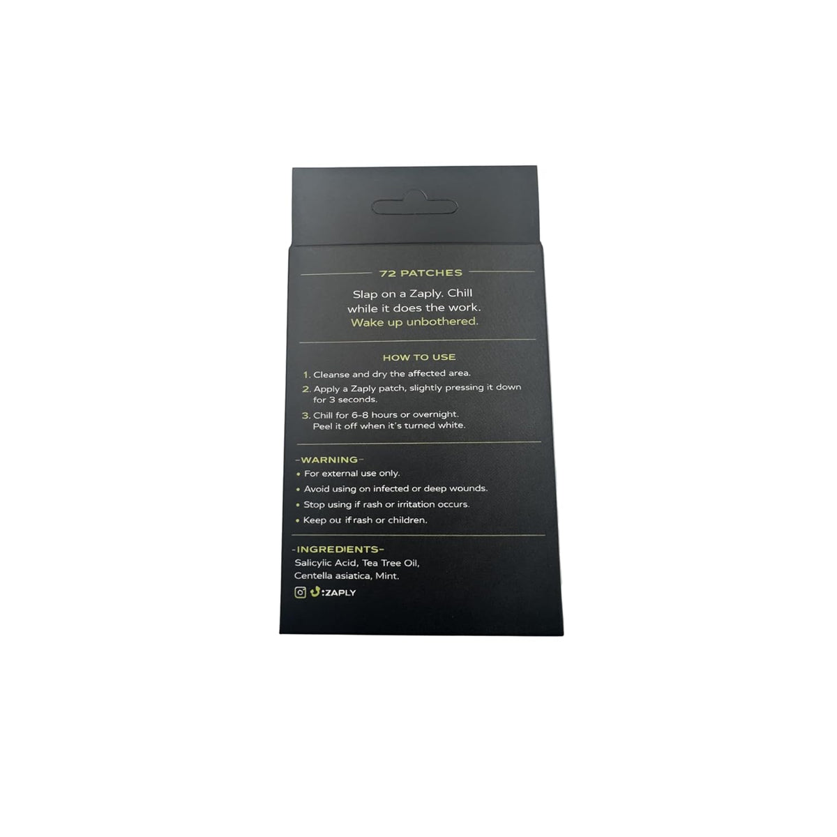 Zaply Pimple Patch Set, 72Ct