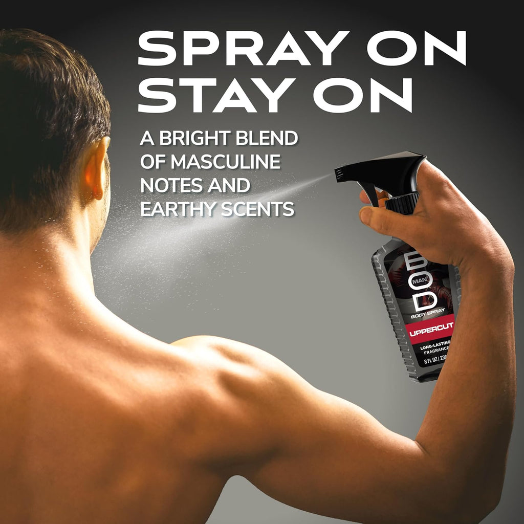 Fragrance Body Spray, Upper Cut, 8 Fl Oz