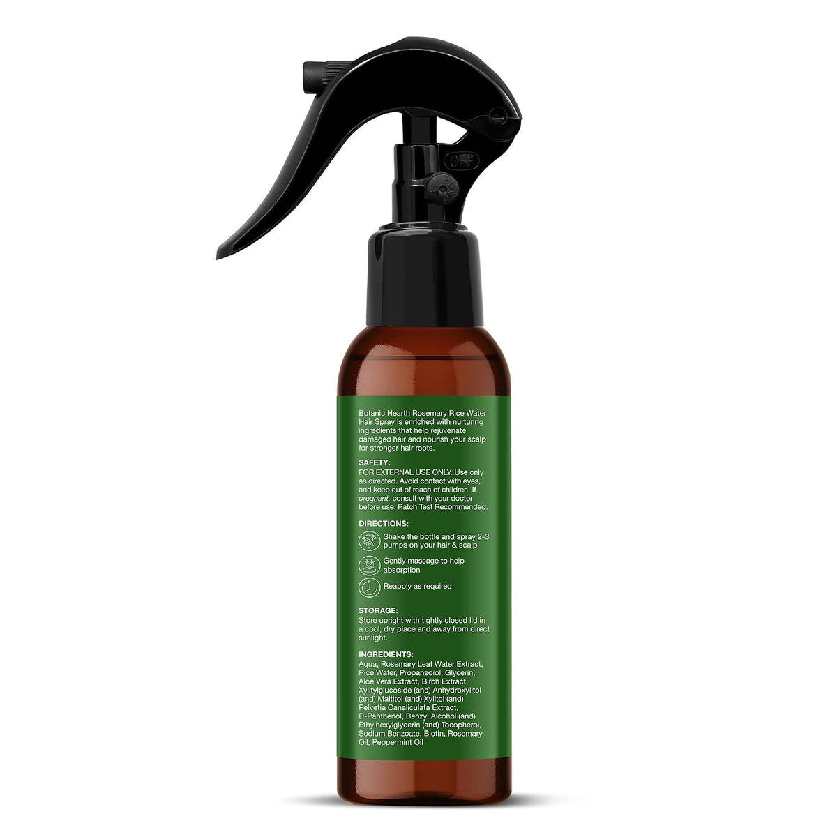 Rosemary and Rice Water Spray for Hair Growth - 6.8 Fl Oz